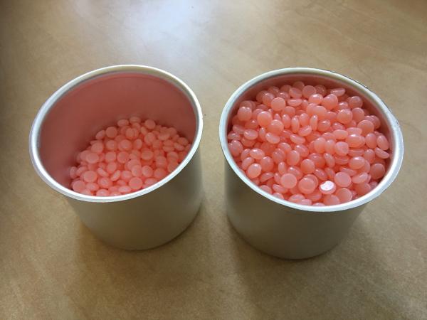 Hoe vaak kun je je bovenlip waxen met 200 gram harskorrels Flexiwax Crystal